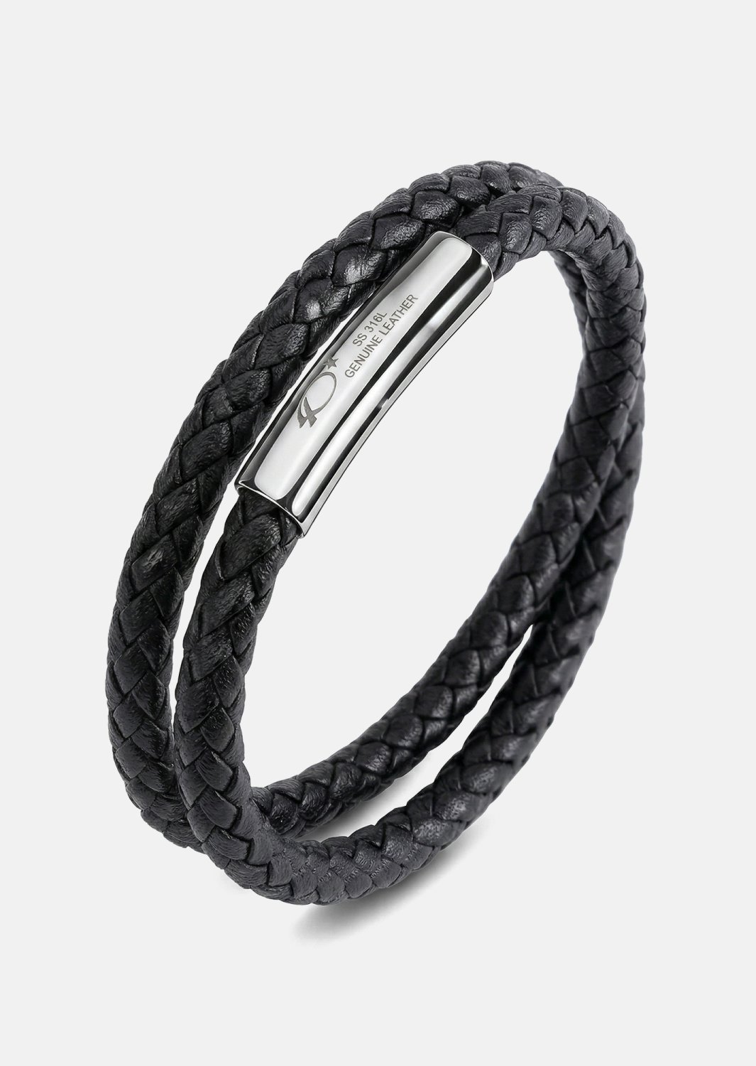 Läderarmband Titan Thread