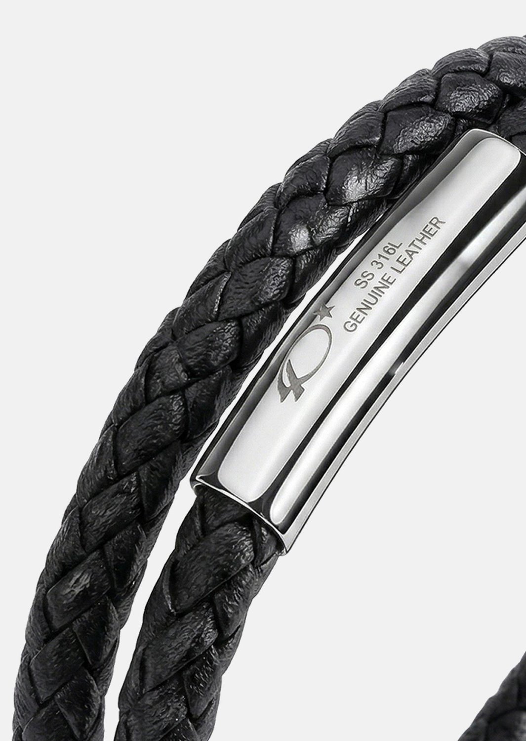 Läderarmband Titan Thread