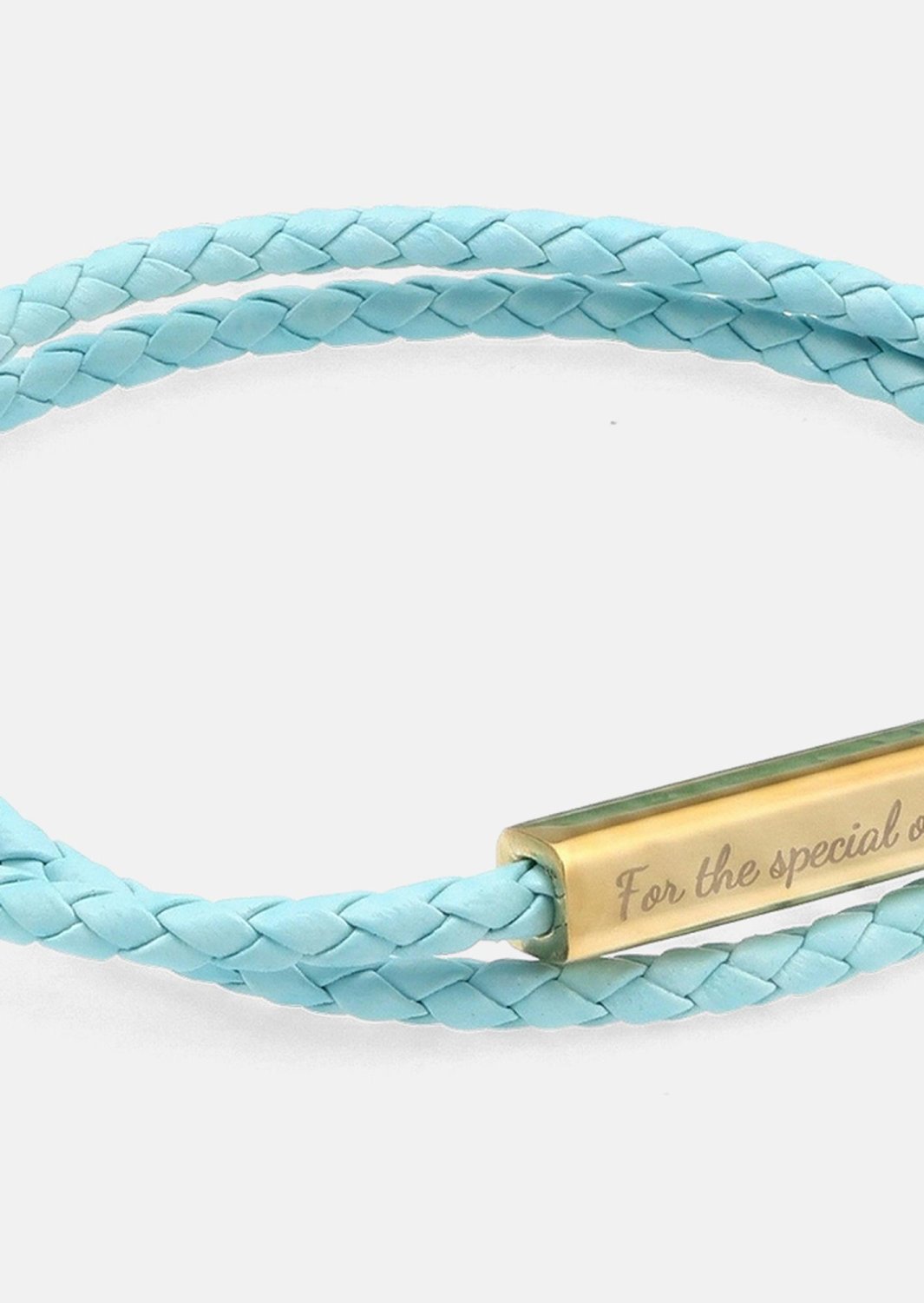 Läderarmband Azure Charm