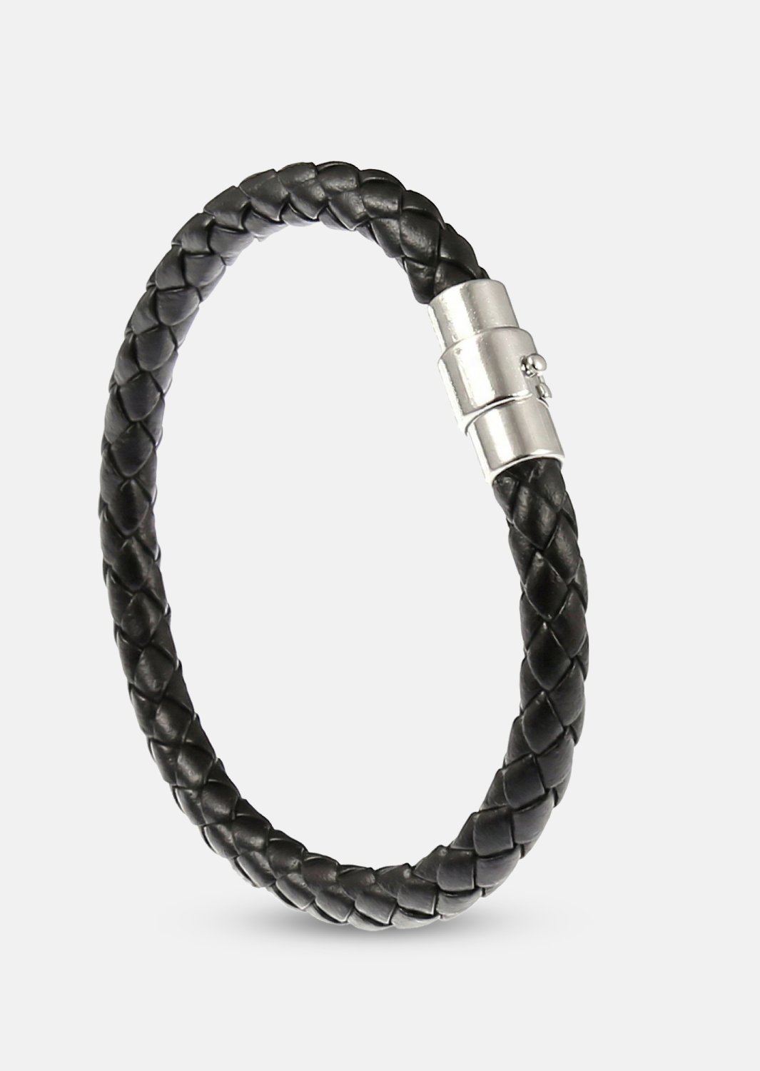 Läderarmband Titan Braids