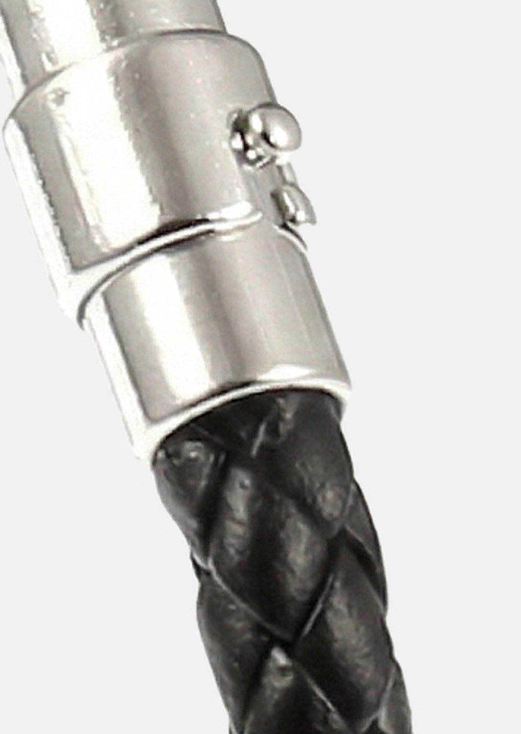 Läderarmband Titan Braids