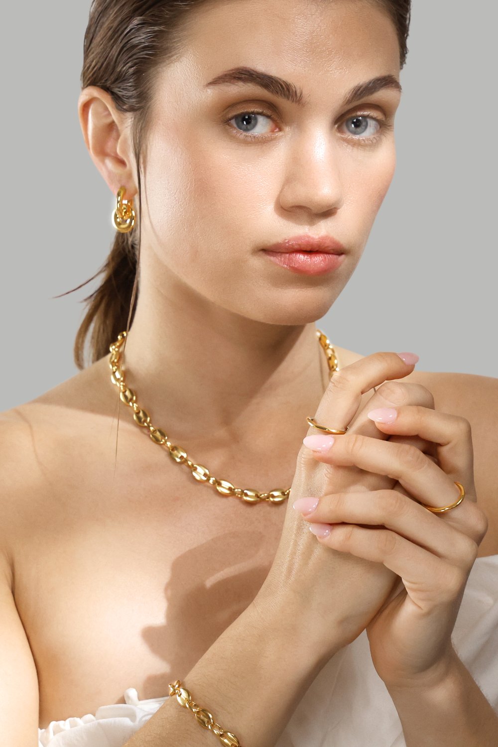 Halsband Bold Chain - 18k Guldpläterat