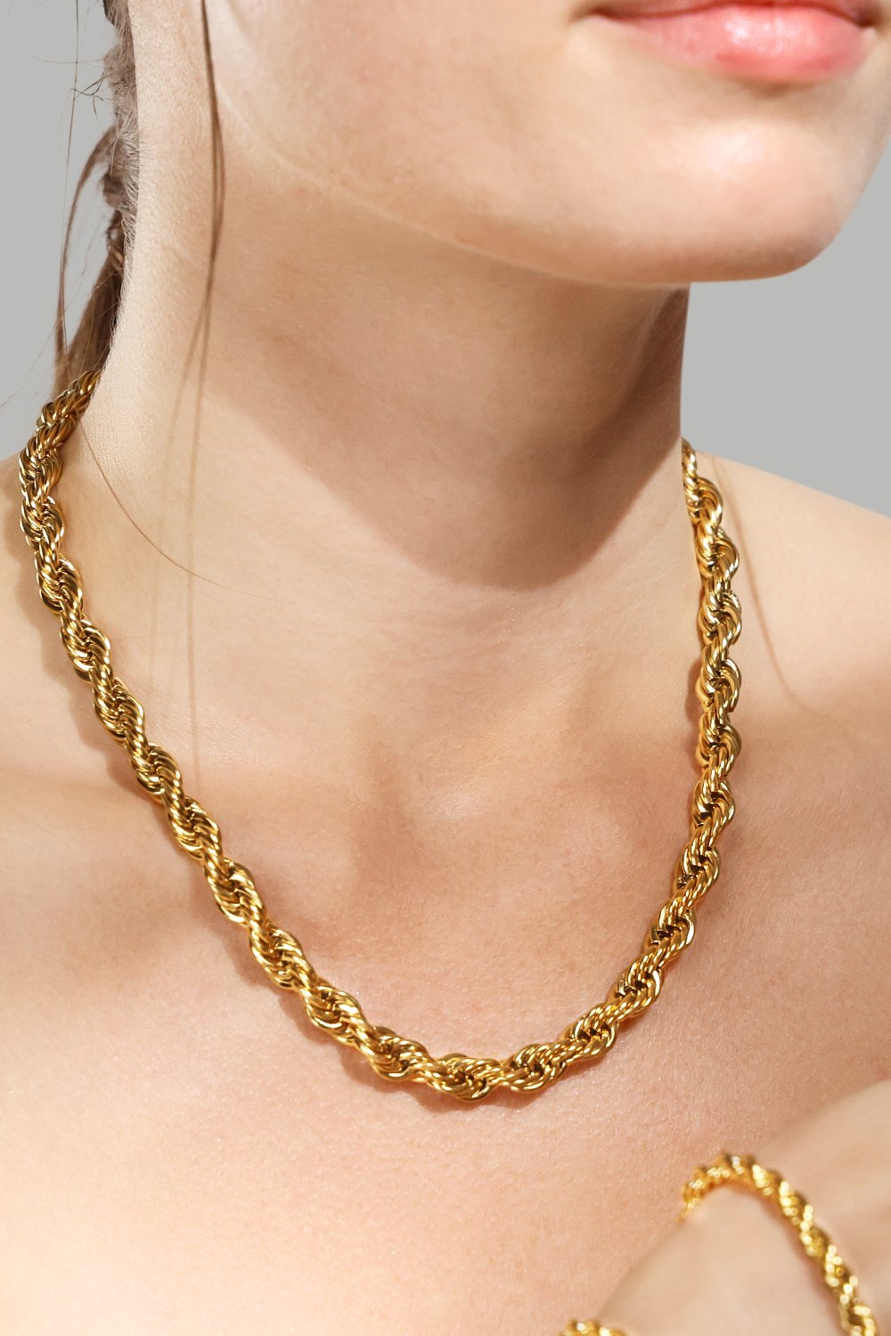 Armband Twistad Elegans - 18k Guldpläterat