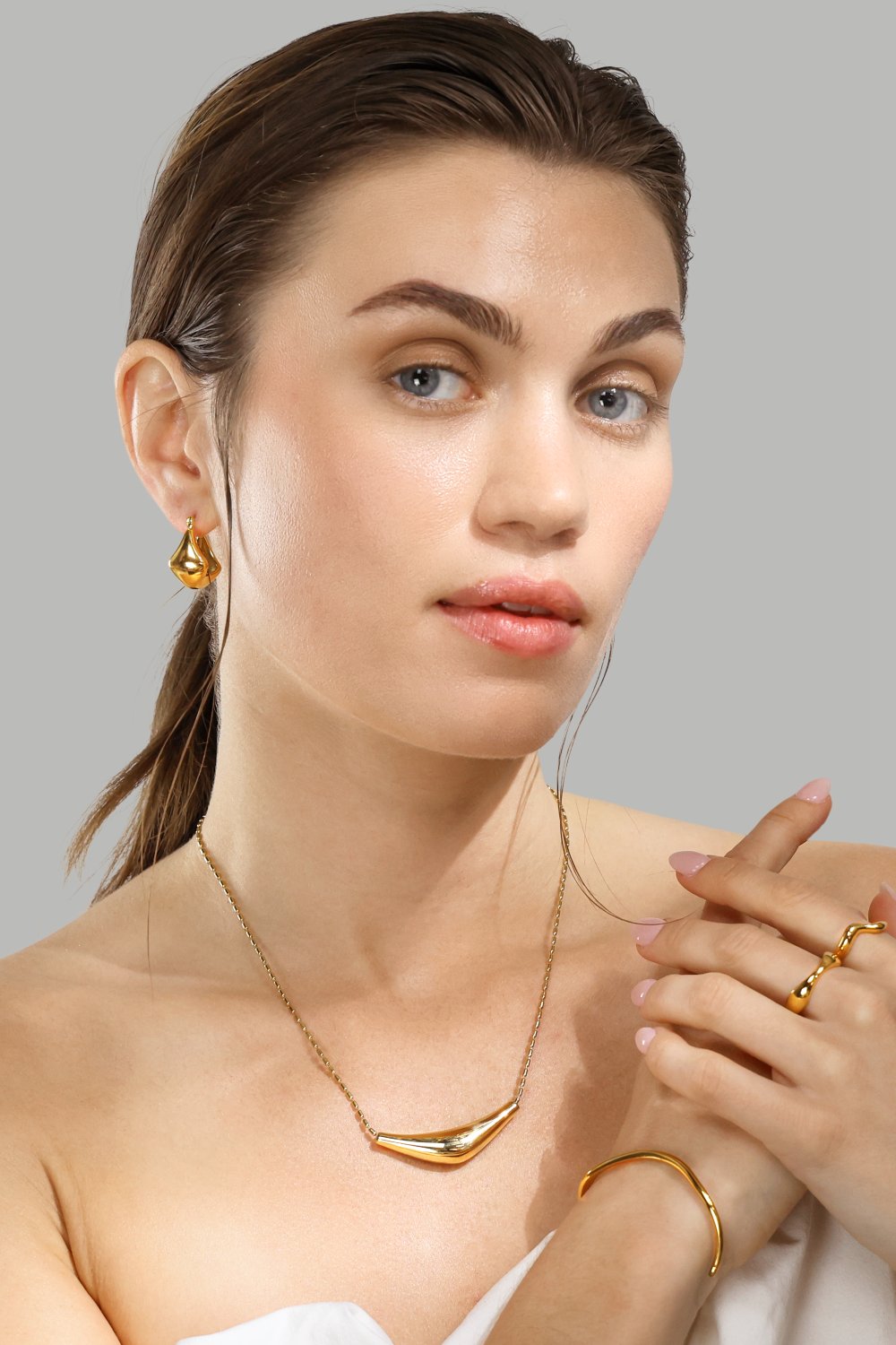 Ring Flow - 18k Gold Plated