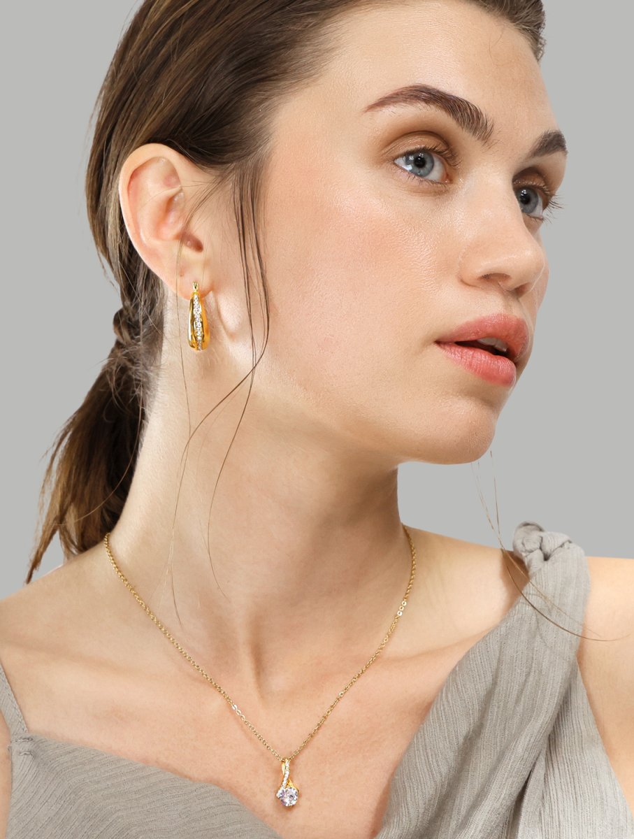 Halsband Amour Glow - 18k Guldpläterat