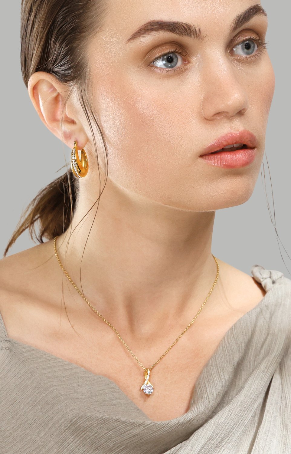 Halsband Amour Glow - 18k Guldpläterat