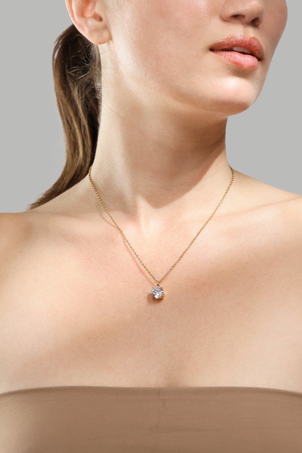 Halsband Solara - 18k Guldpläterat