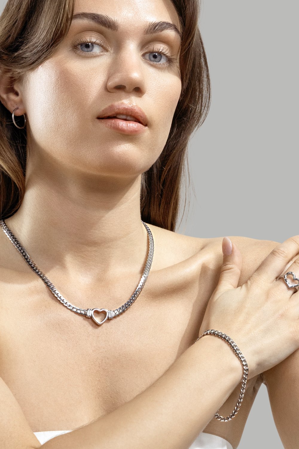 Örhänge Classic Medium - Silverpläterat