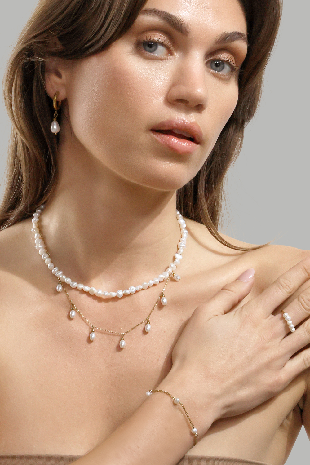 Bridal Halsband – 18k Gold Plated