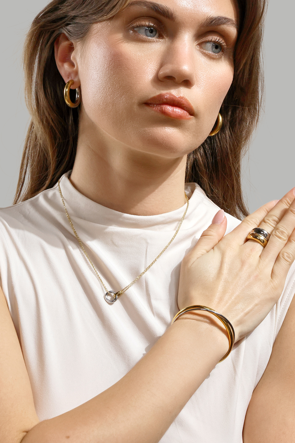 Ring Elegant- 18k Gold Plated