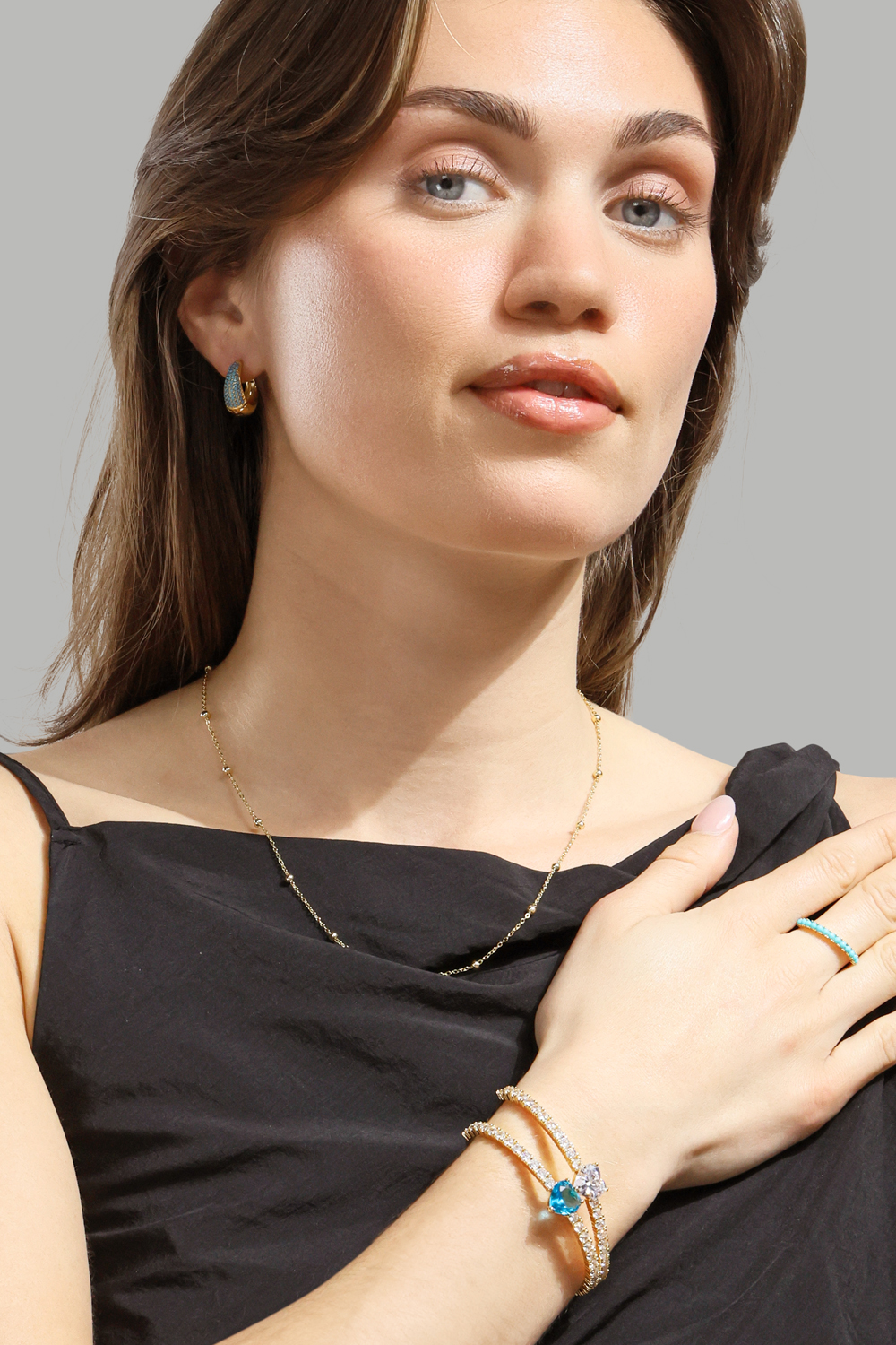 Halsband Majestic - 18k Guldpläterat