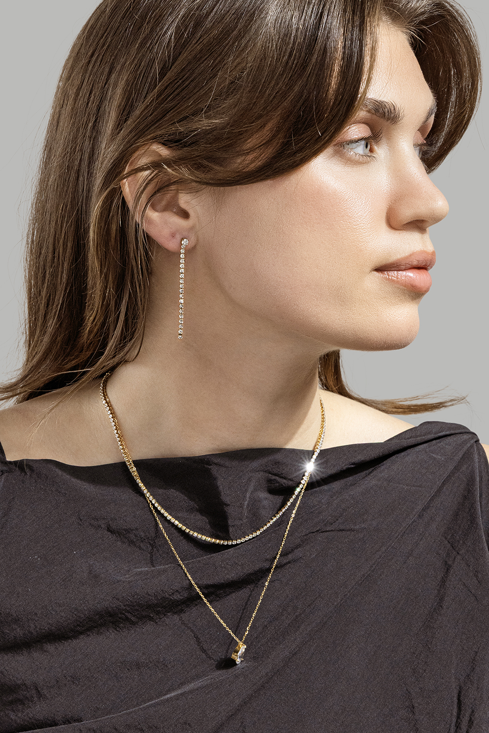 Halsband Drop – 18k Guldpläterat