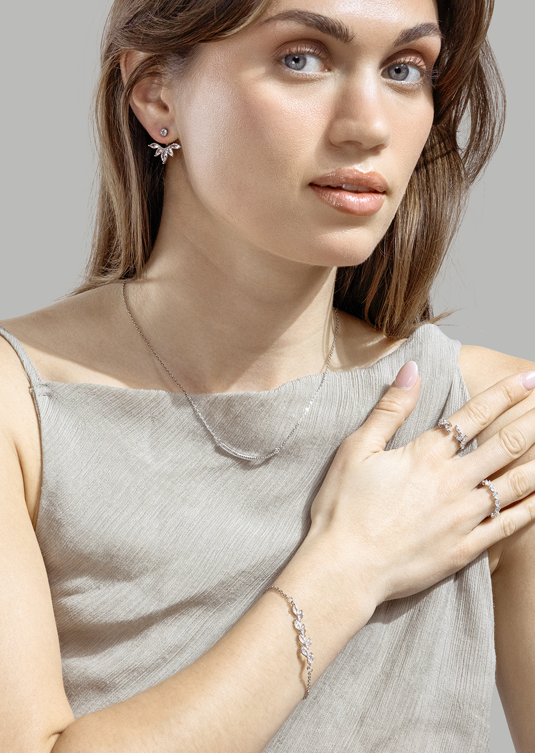 Bezel Ring - Silver Plated