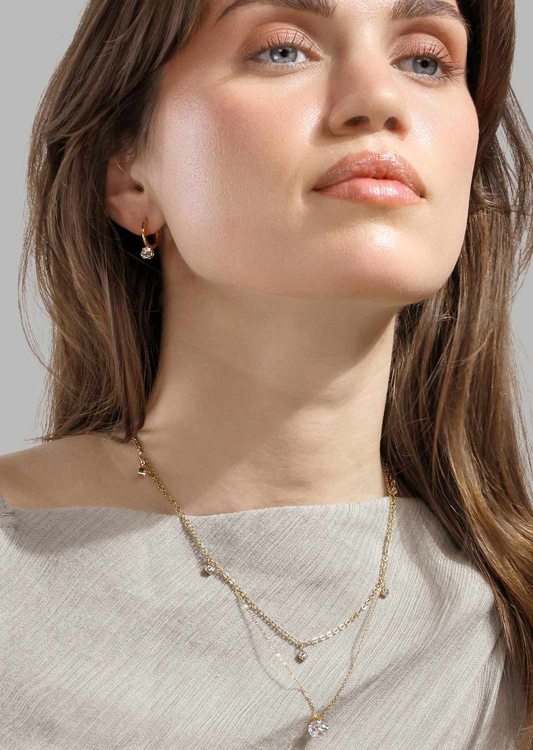 Radiance Drop Örhängen – 18k Guldpläterade