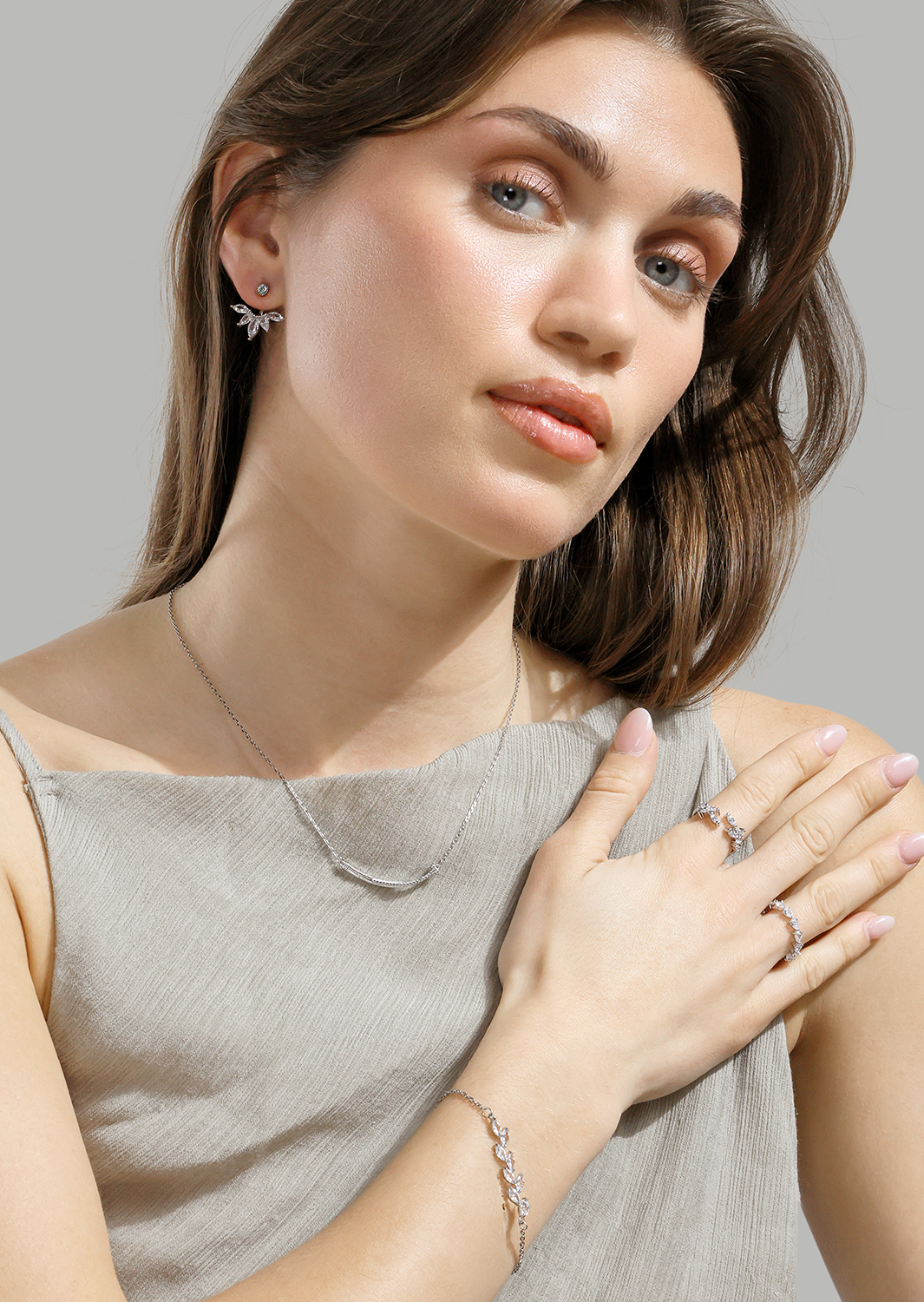 Bezel Ring - Silver Plated