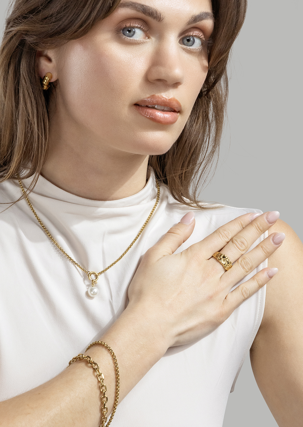 Armband Solid – 18k Guldpläterat