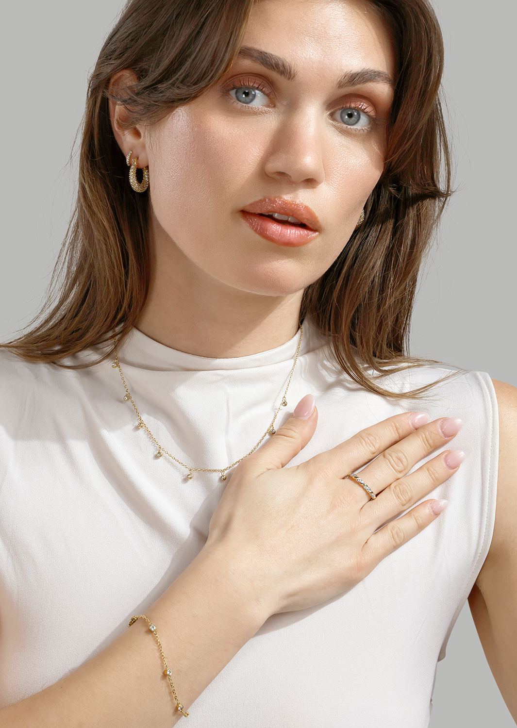 Pure Radiance Halsband – 18k Guldpläterat