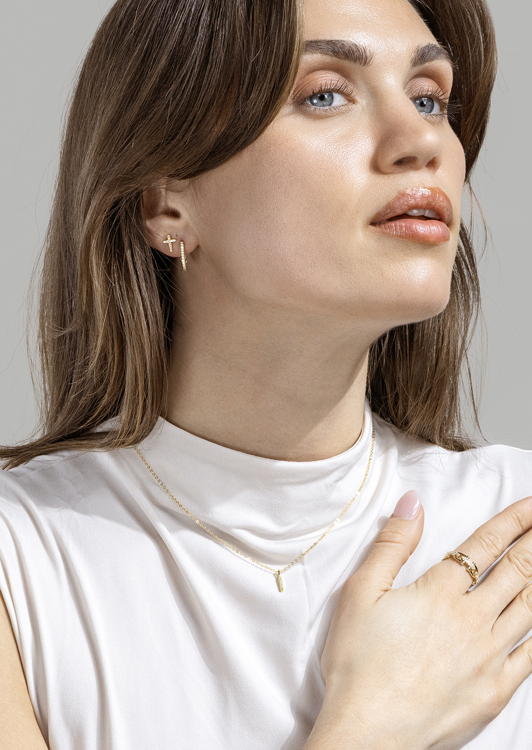 Halsband Lumière - 18k Guldpläterat