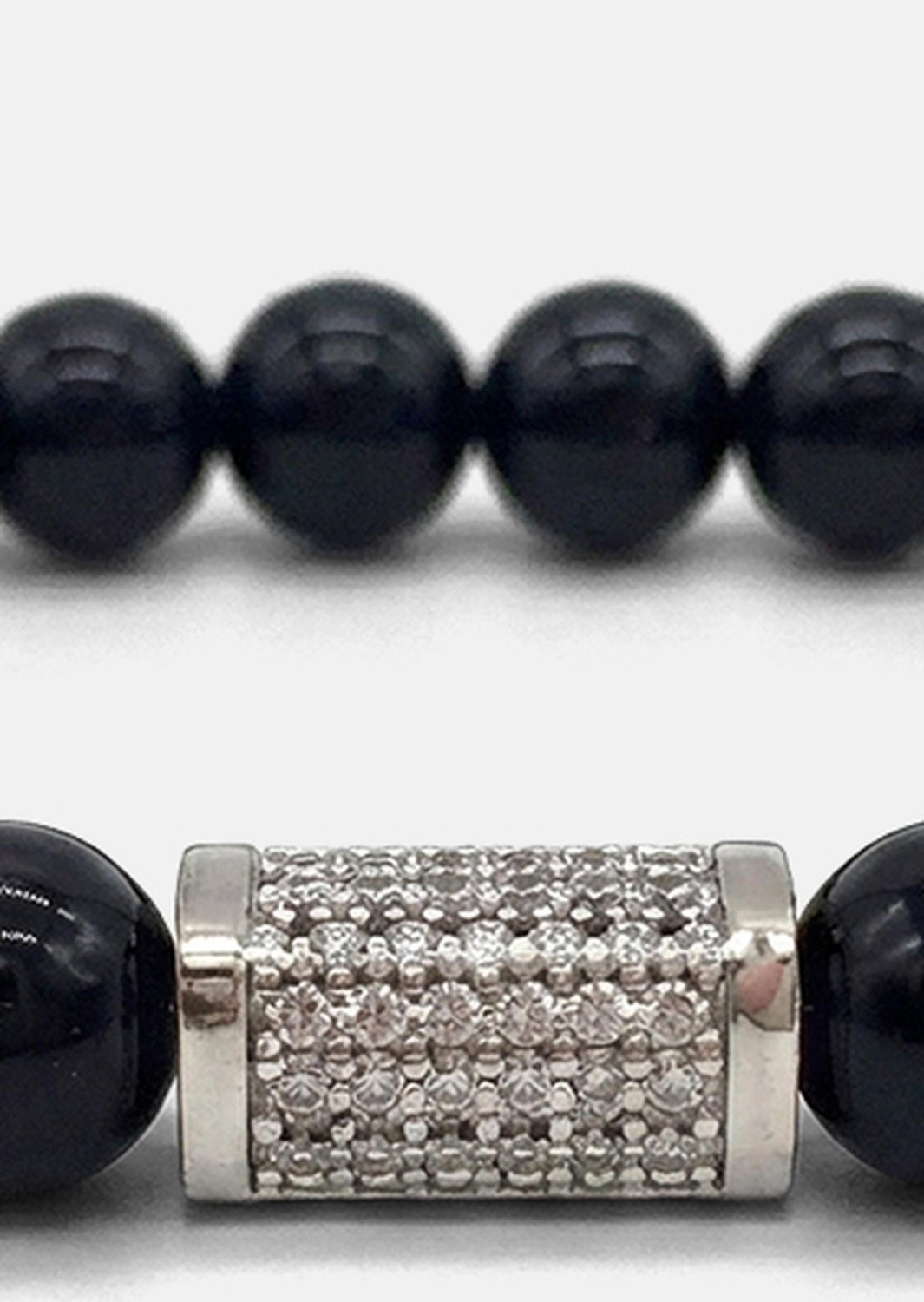Pärlarmband Obsidian Valor