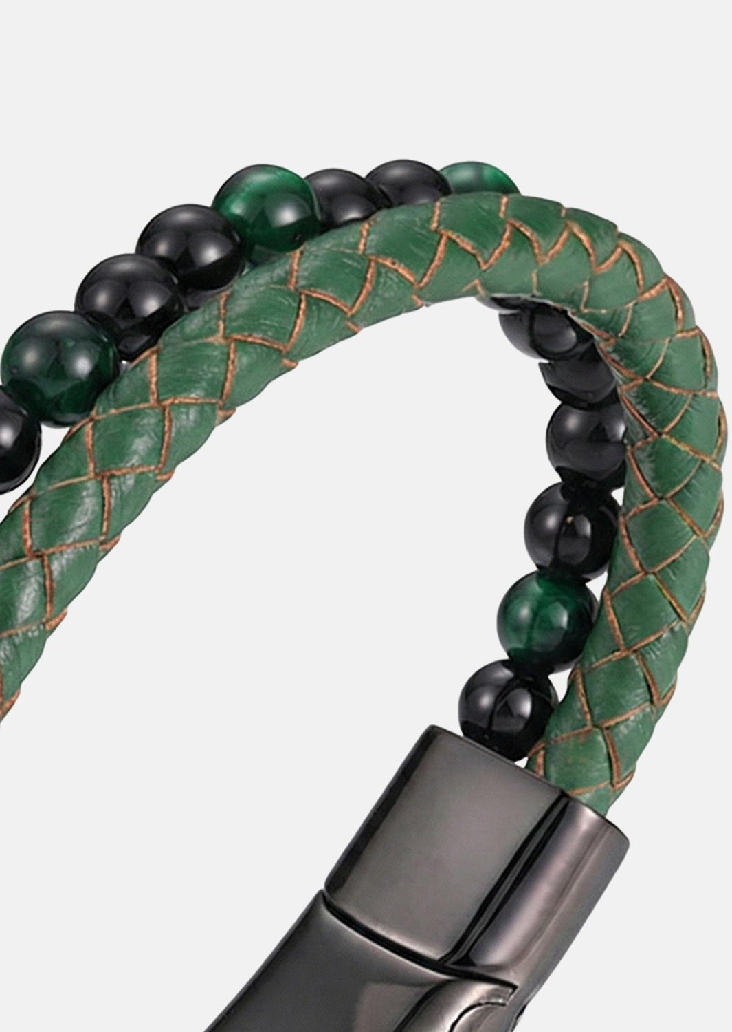 Läderarmband Verdant Veil