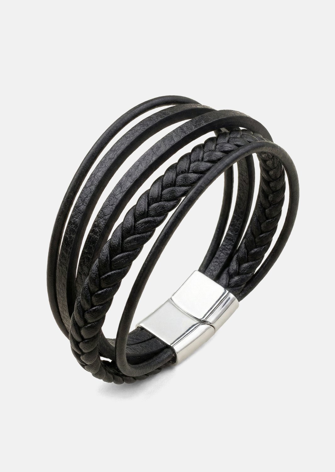 Läderarmband Titan Veil