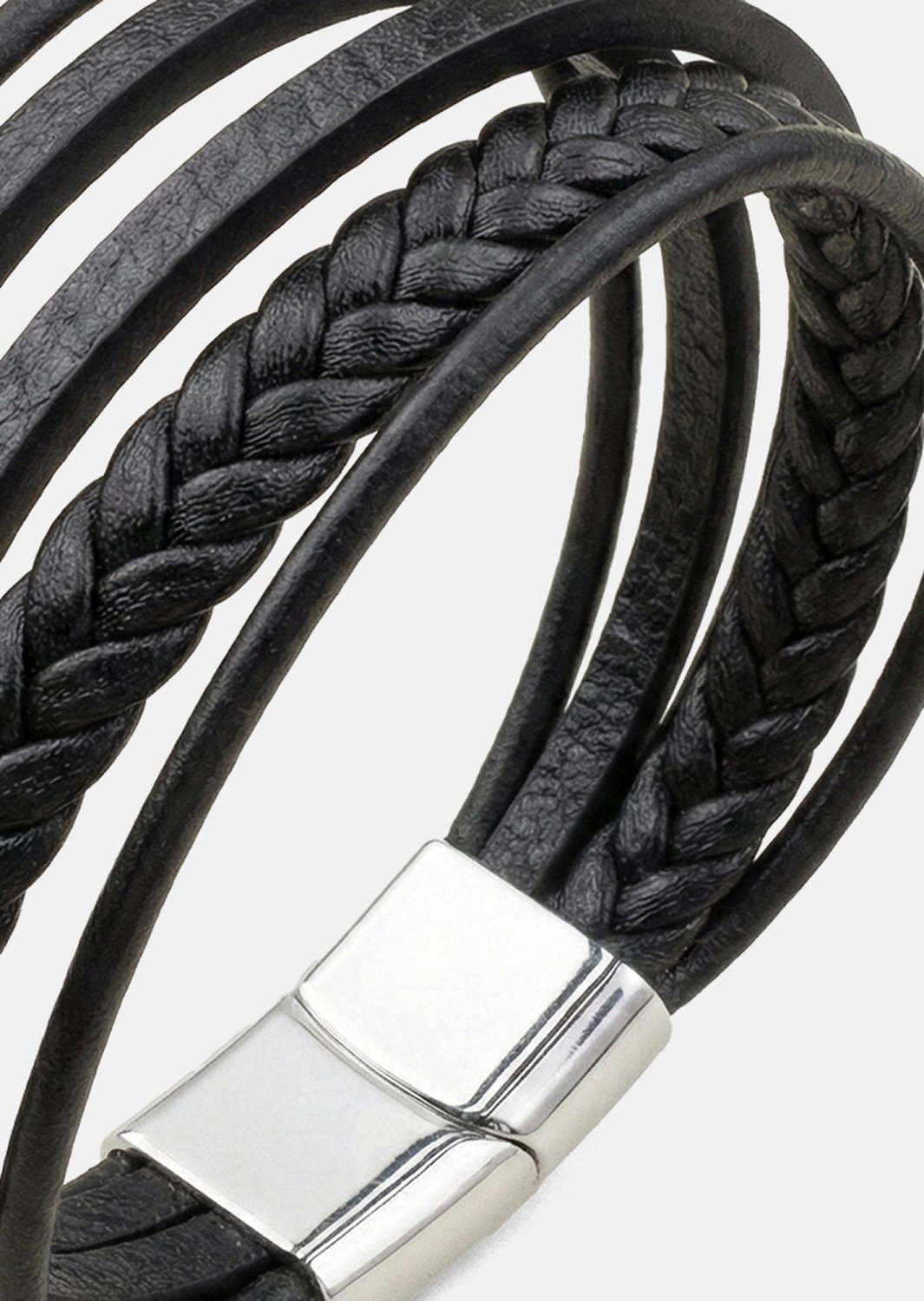 Läderarmband Titan Veil