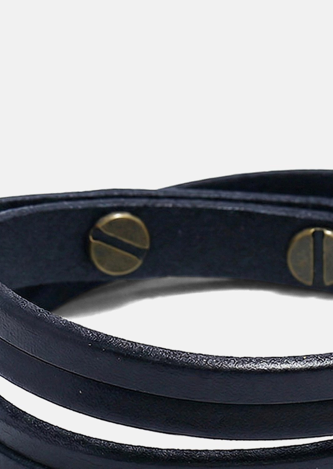 Läderarmband Ebon Twist
