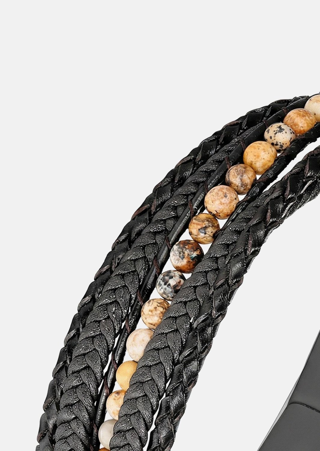 Läderarmband Granite Finery