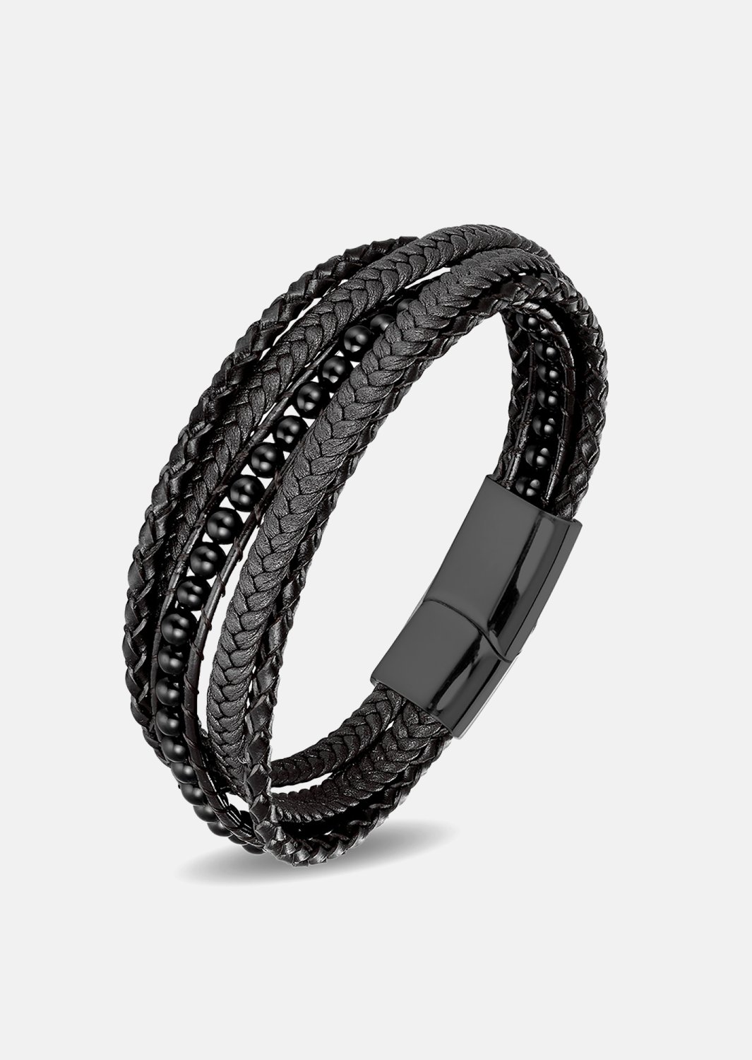 Läderarmband Raven Echo