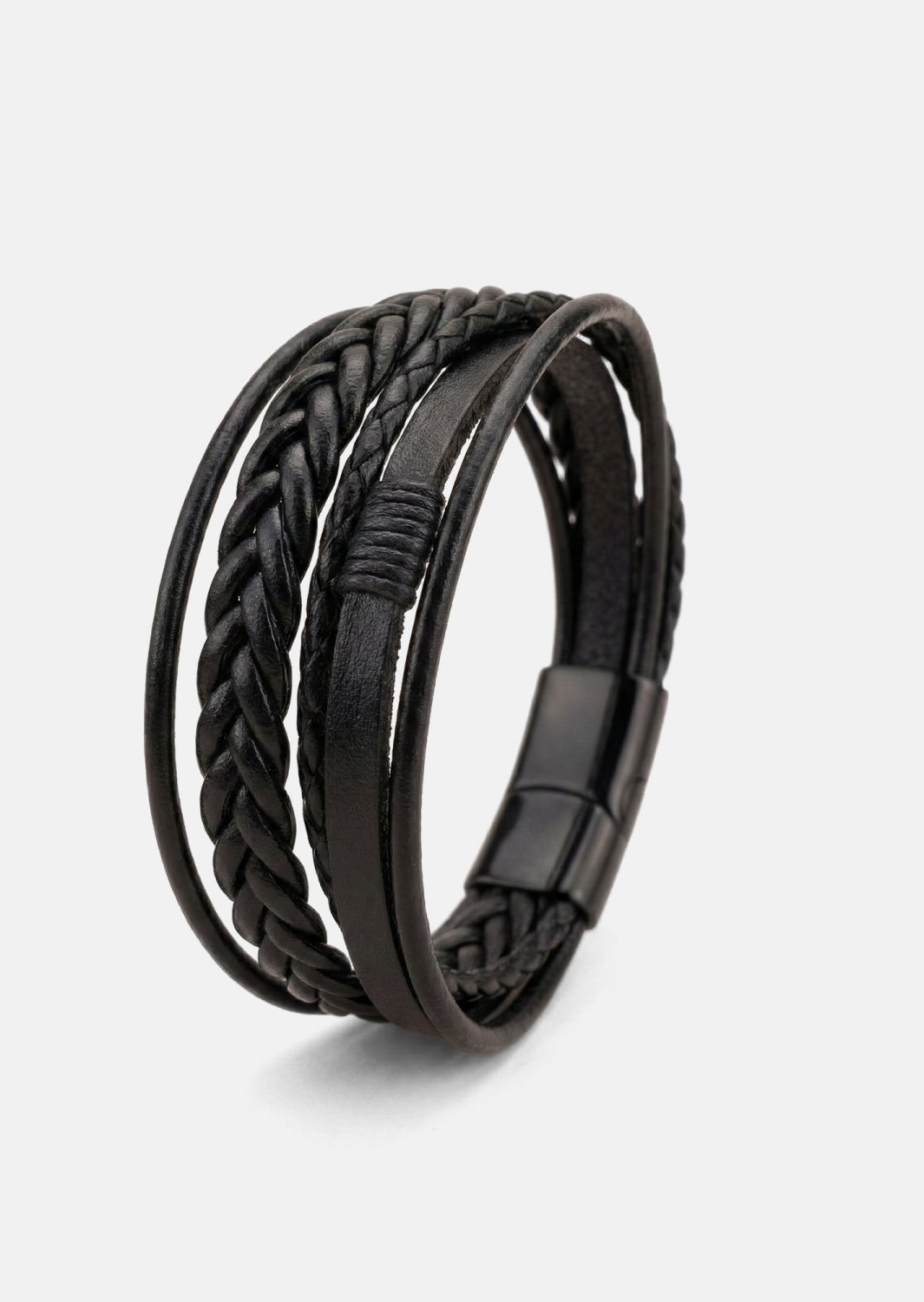 Läderarmband Ebon Serpent