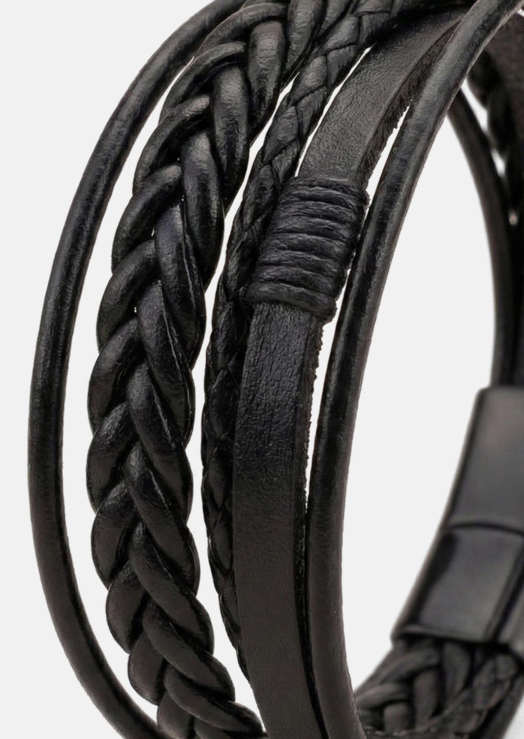 Läderarmband Ebon Serpent