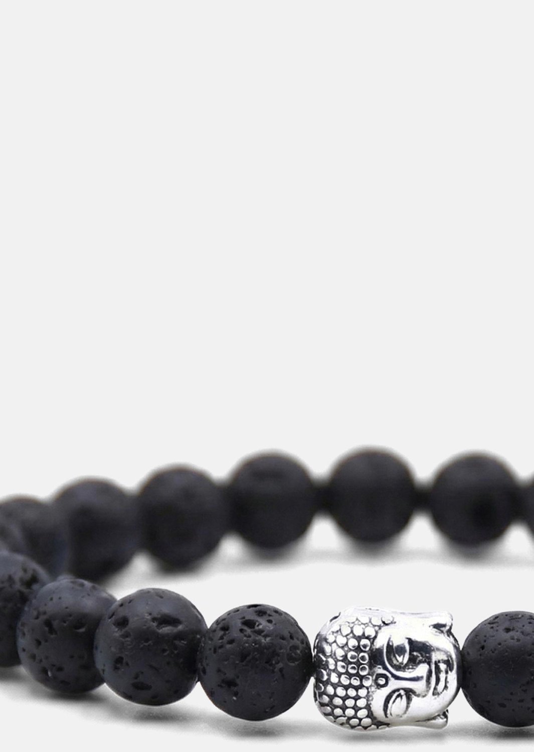 Pärlarmband Obsidian Aura