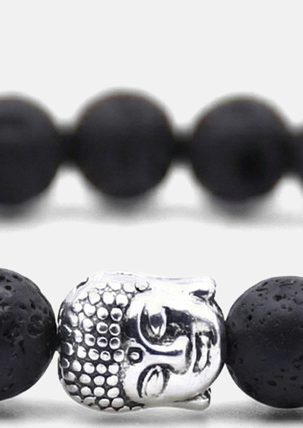 Pärlarmband Obsidian Aura
