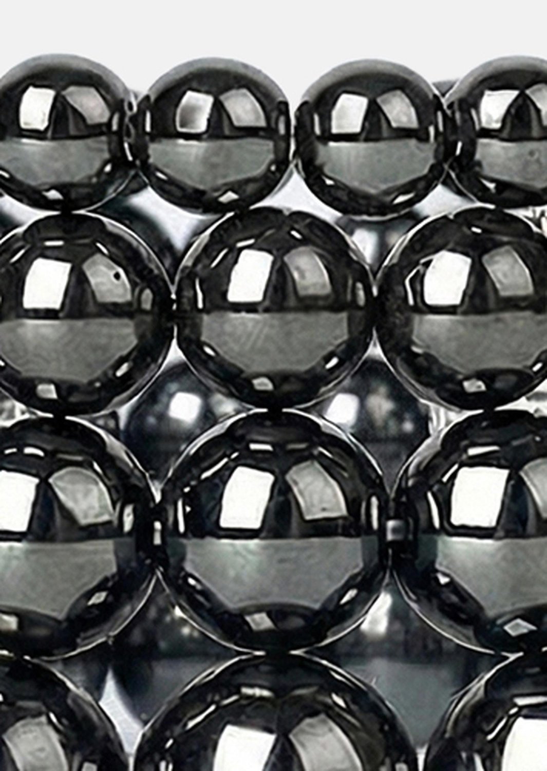 Pärlarmband Obsidian Flow