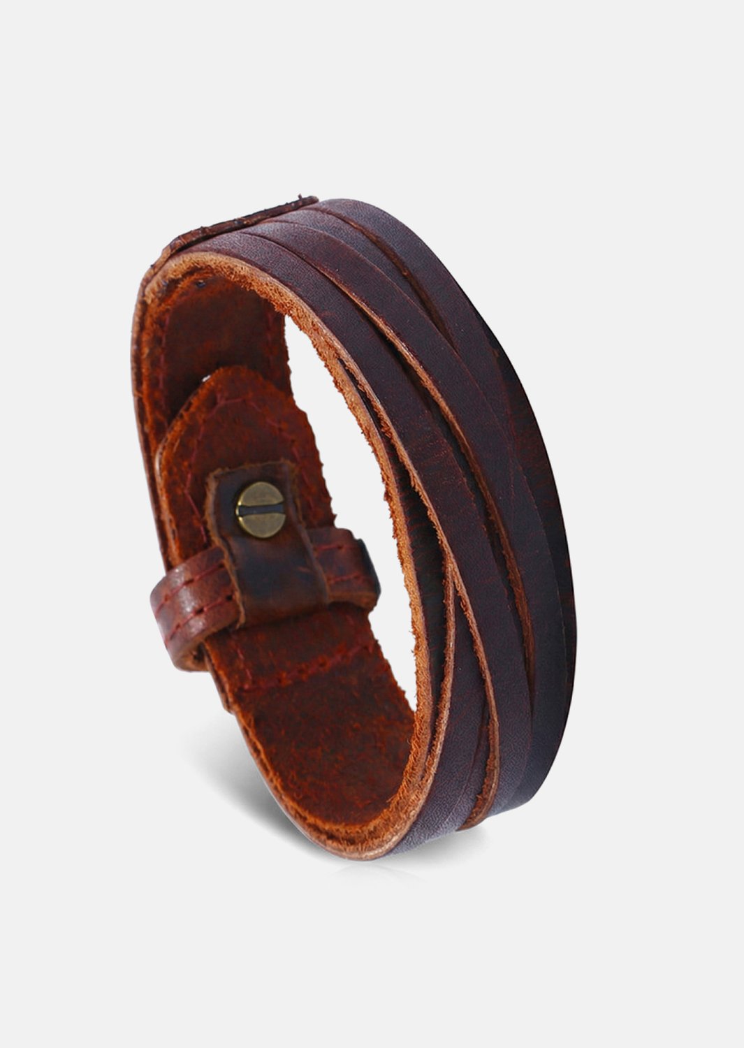 Läderarmband Rugged Vow