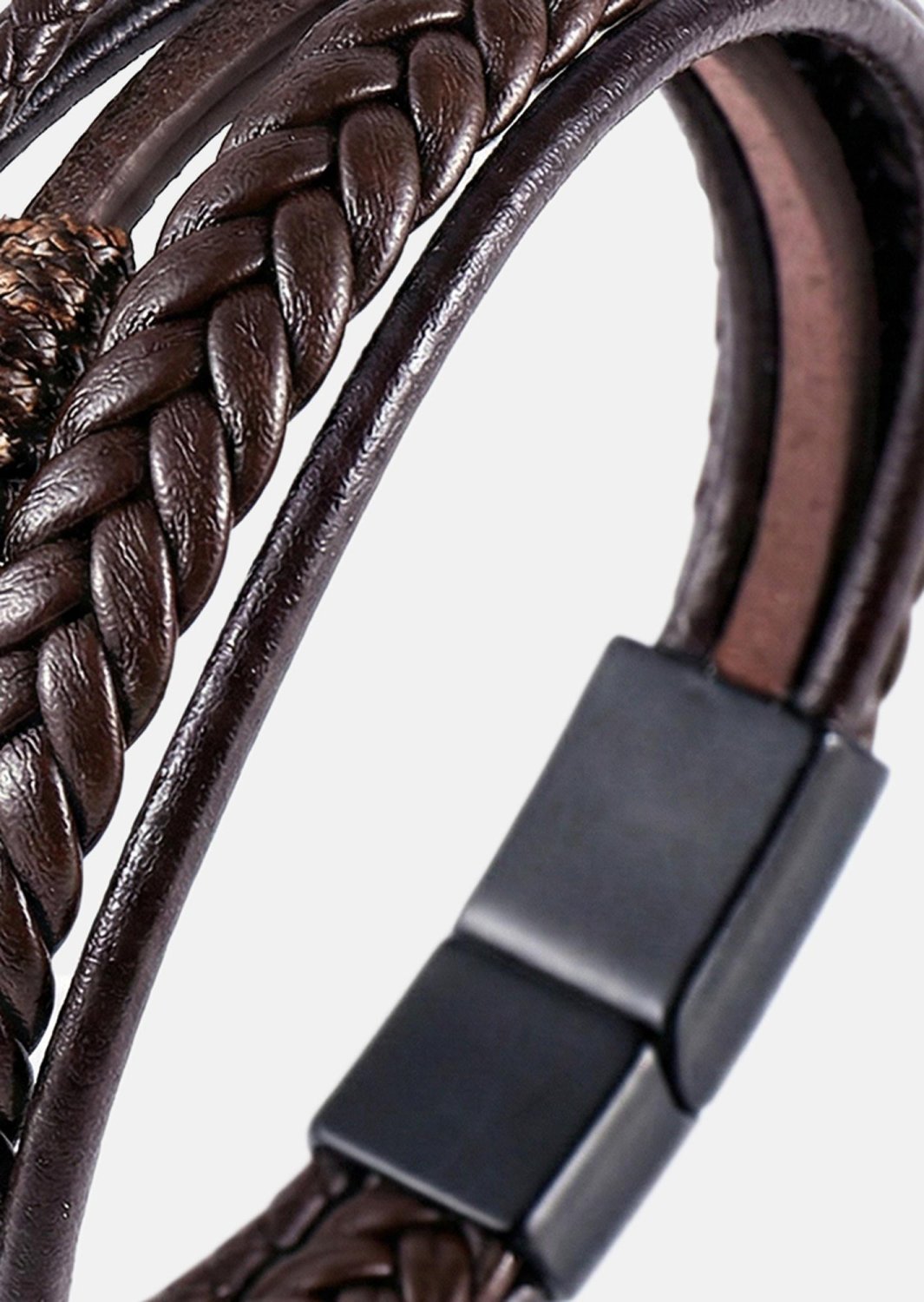 Läderarmband Cavalier Weave