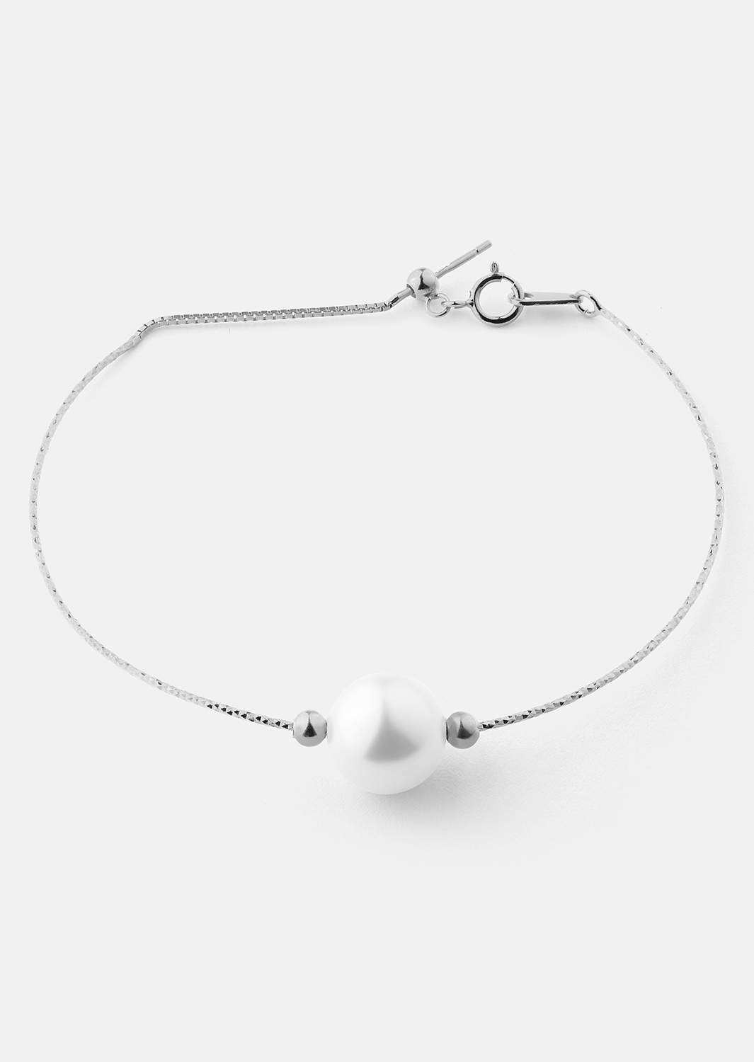Armband Pearl Aura - Silverpläterat