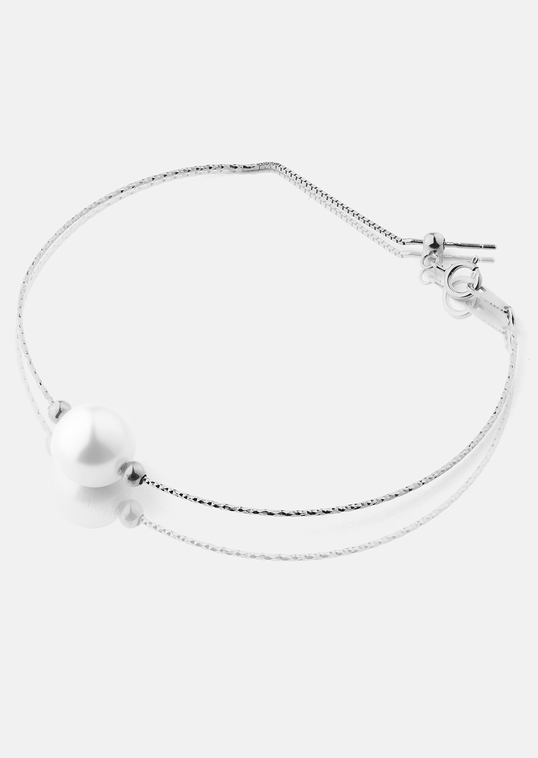 Armband Pearl Aura - Silverpläterat