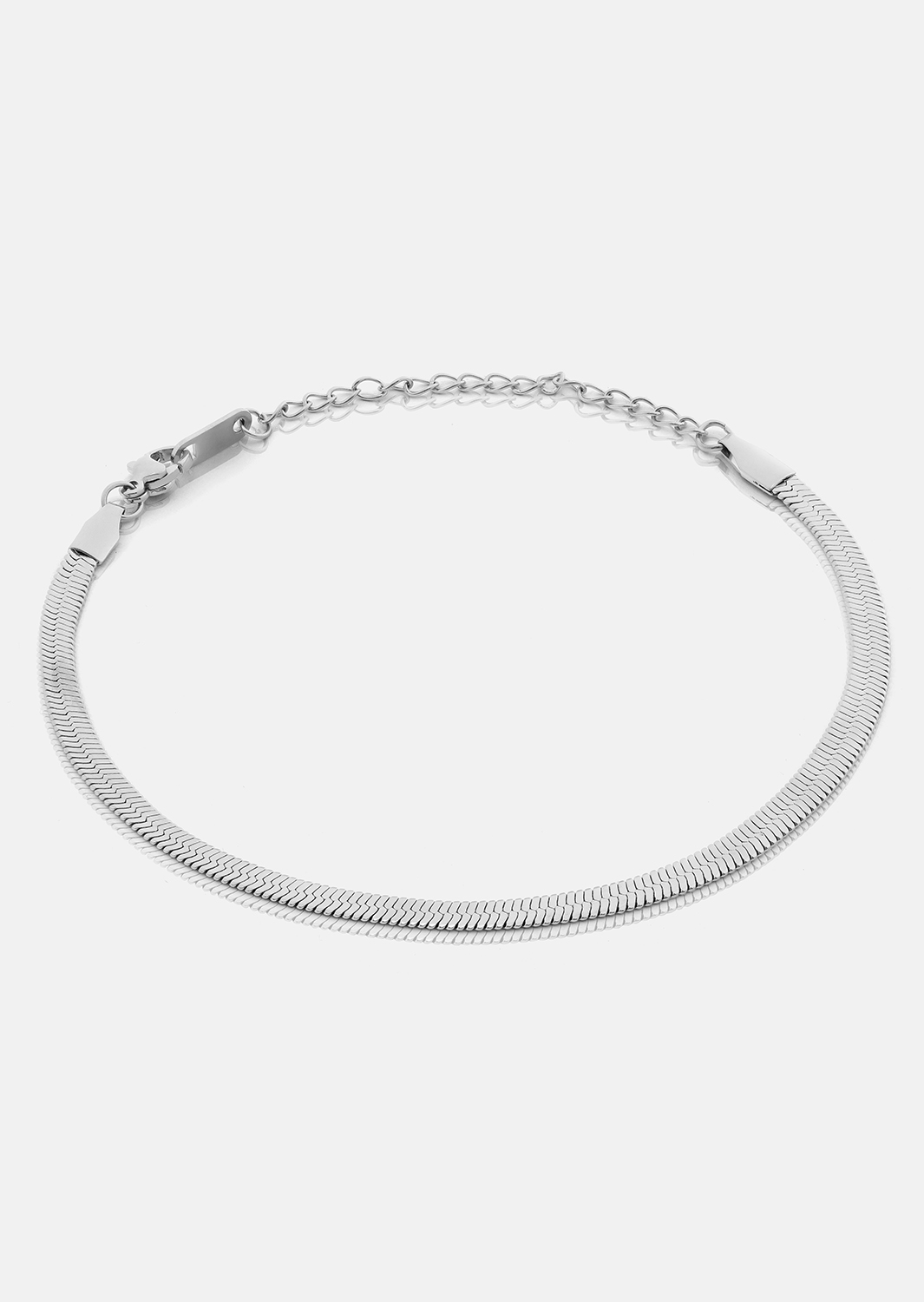 Armband Sleek Chain - Silverpläterat