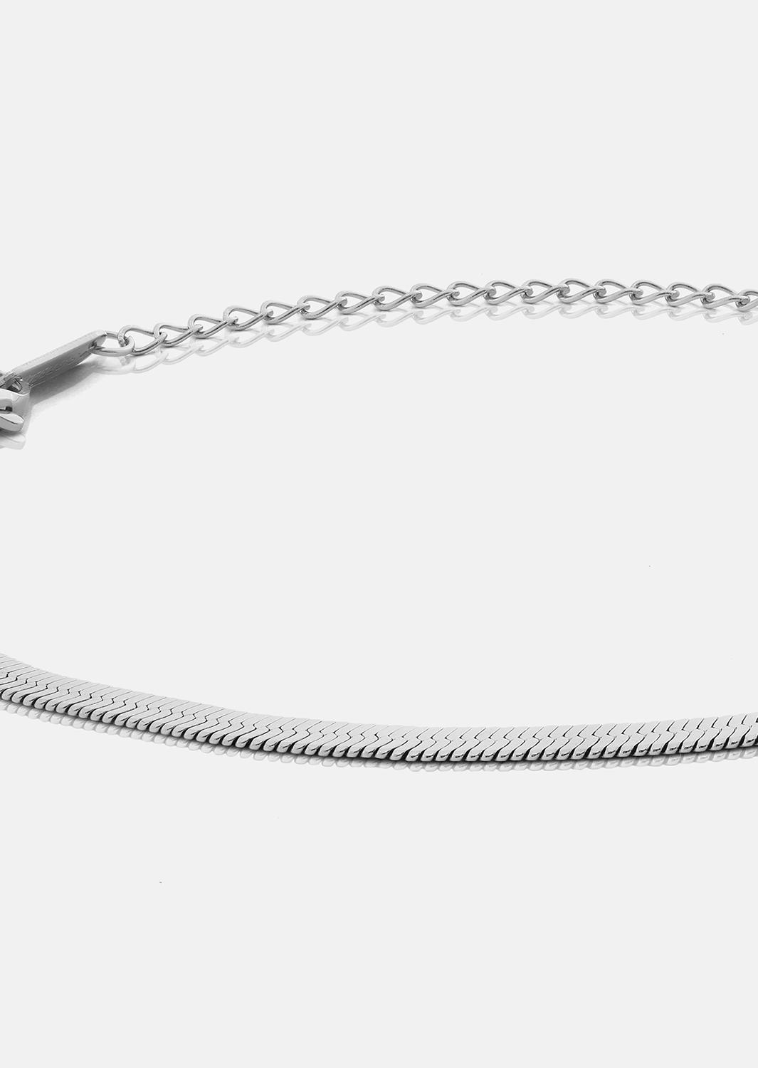 Armband Sleek Chain - Silverpläterat