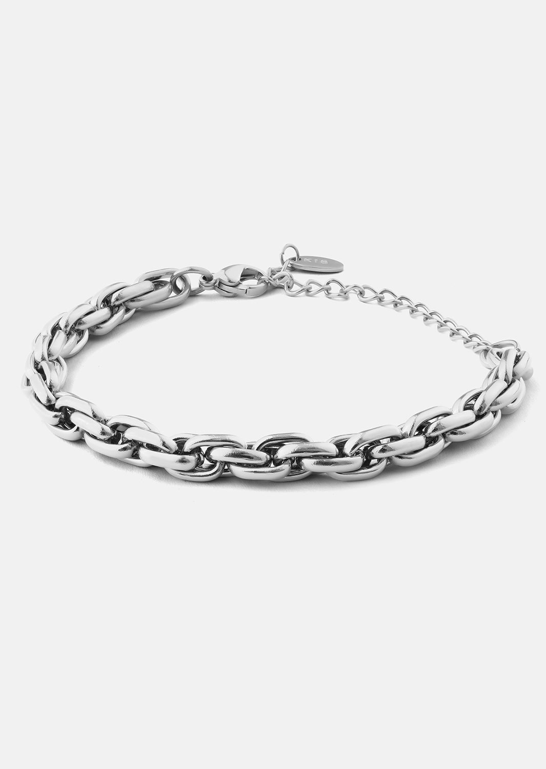 Armband Shine Link - Silverpläterat