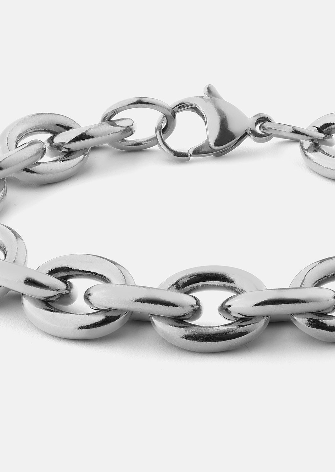 Armband Loop – Silverpläterat