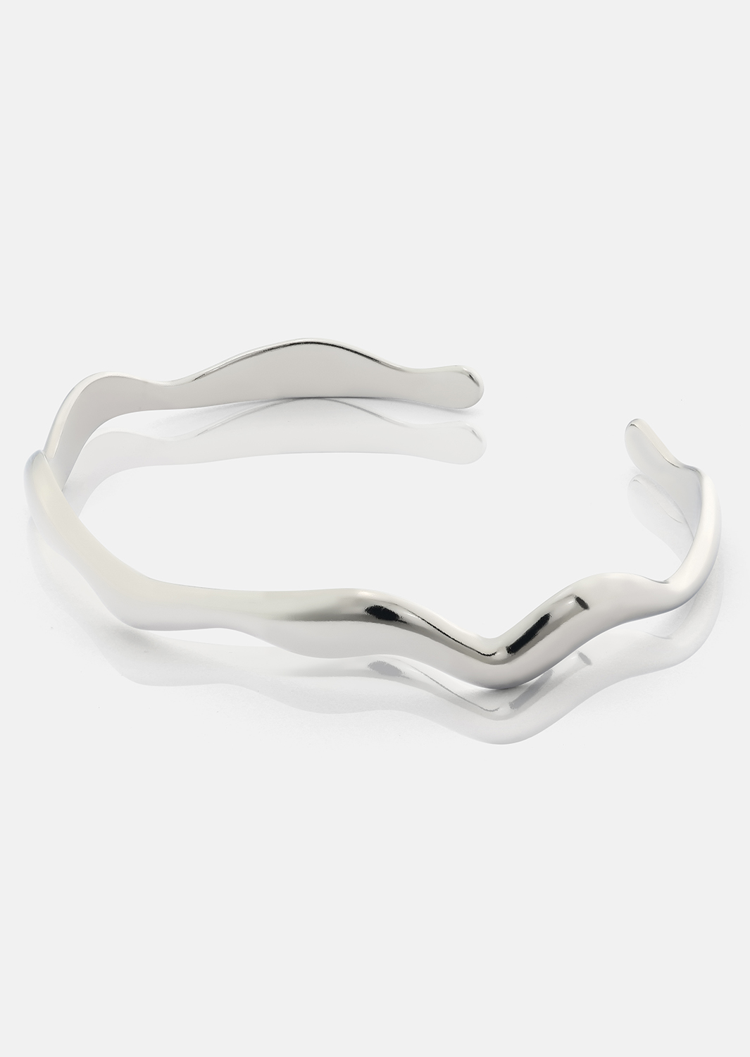 Armband Waveform - Silver Plated