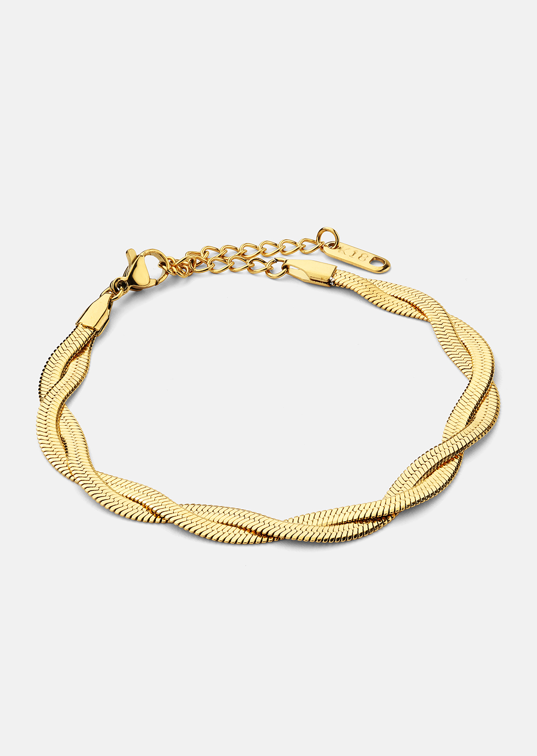 Armband Twist Glow - 18k Guldpläterat