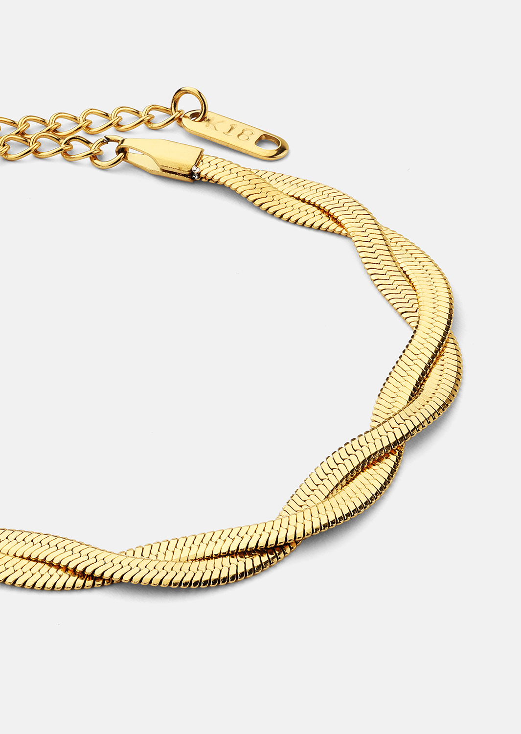 Armband Twist Glow - 18k Guldpläterat