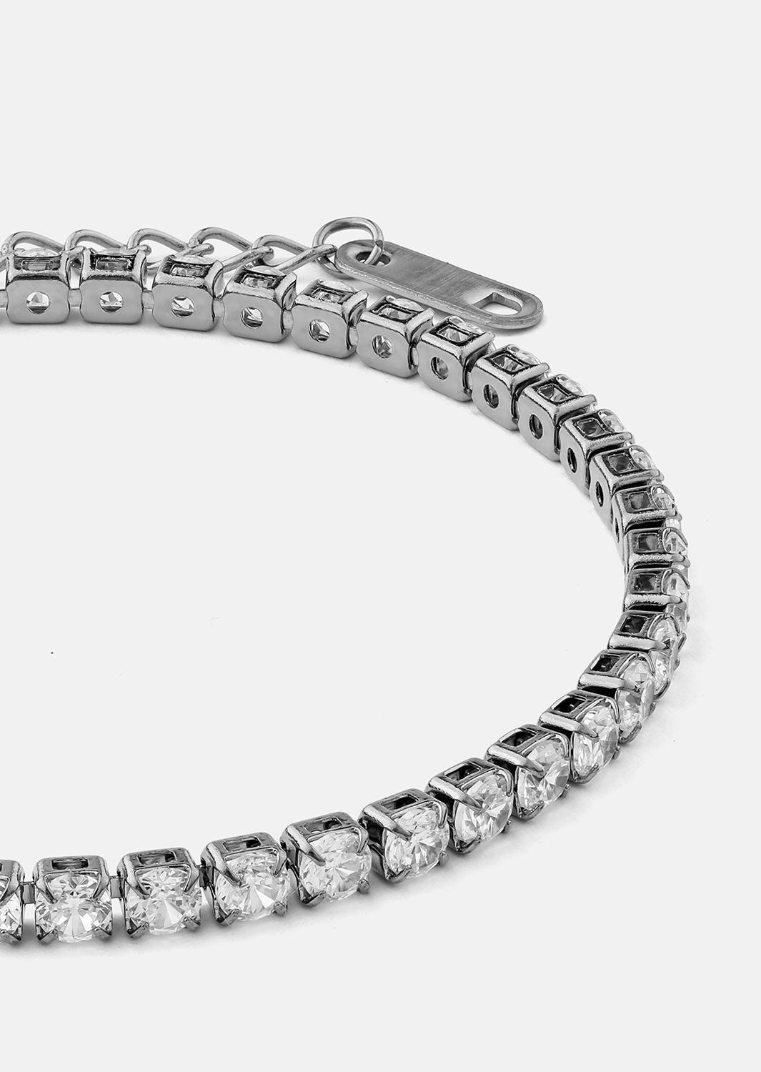 Armband Gloria Band 3 mm - Silverpläterat