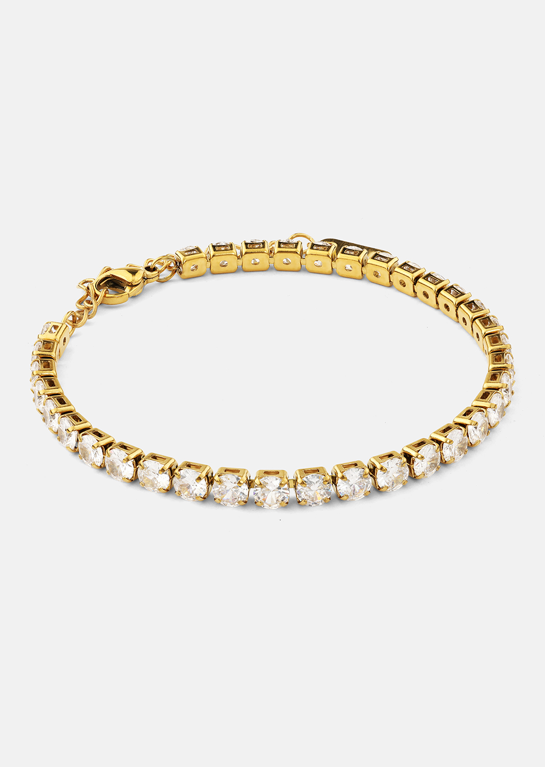 Armband Gloria Band 4mm - 18k Guldpläterat