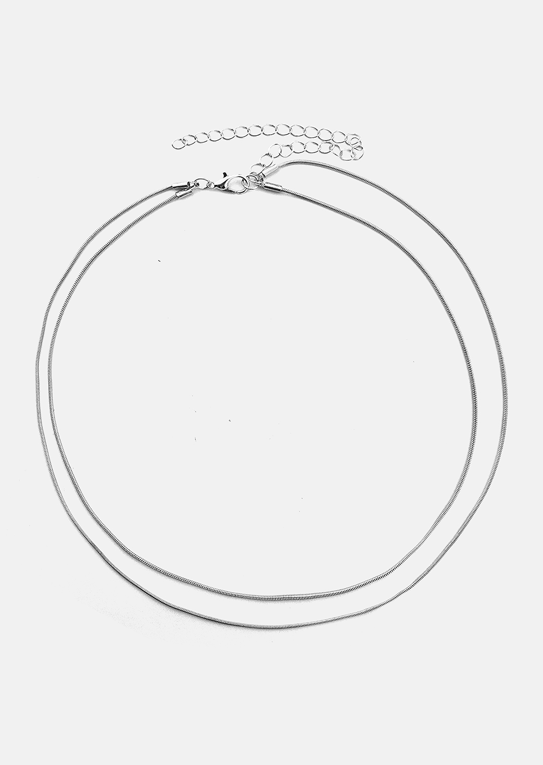 Halsband Duo - Silverpläterat