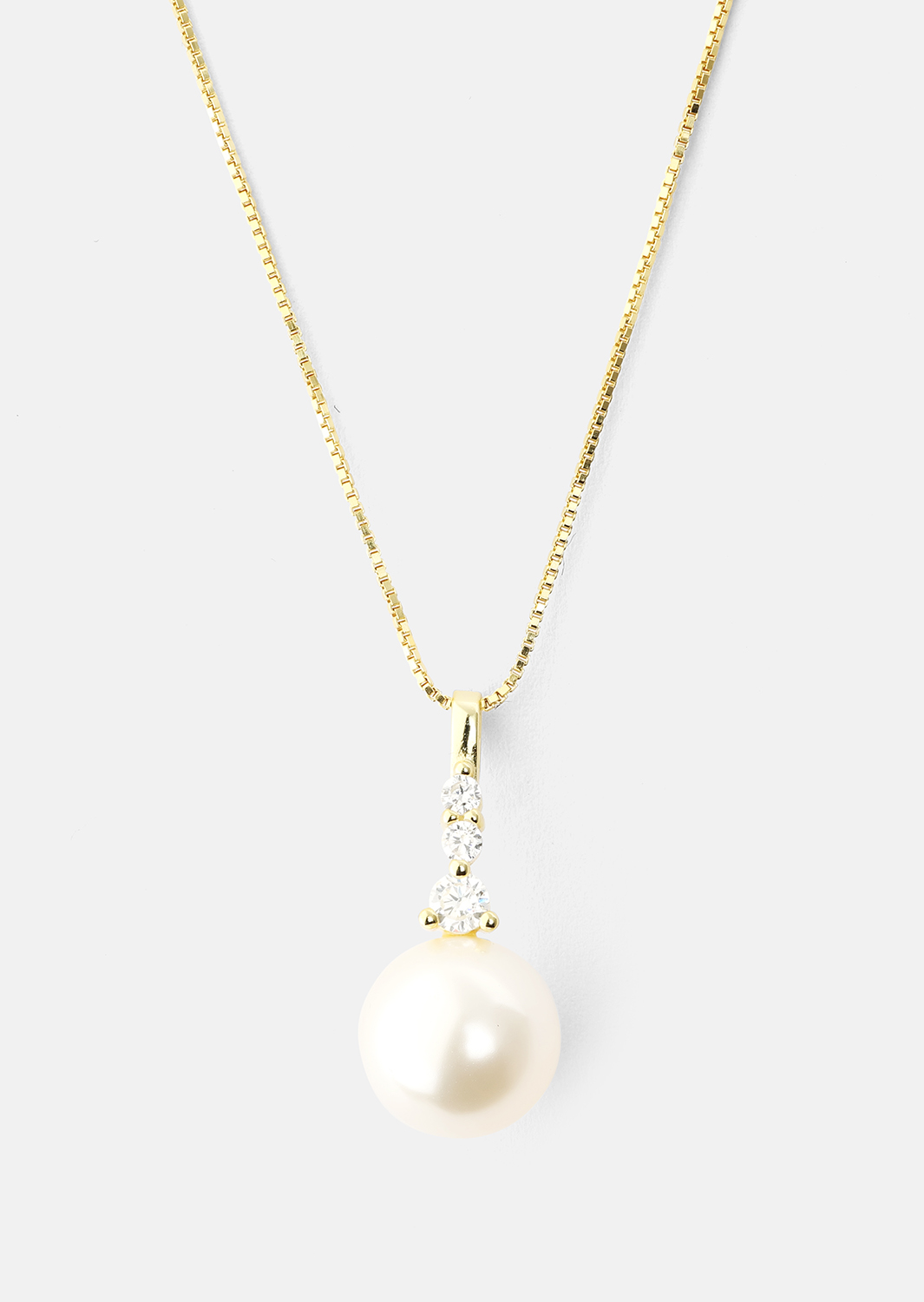Halsband Isla Pearl- 18k Guldpläterat