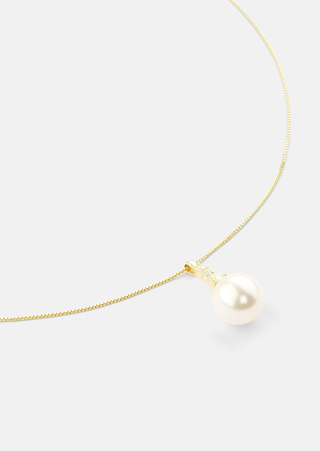 Halsband Isla Pearl- 18k Guldpläterat
